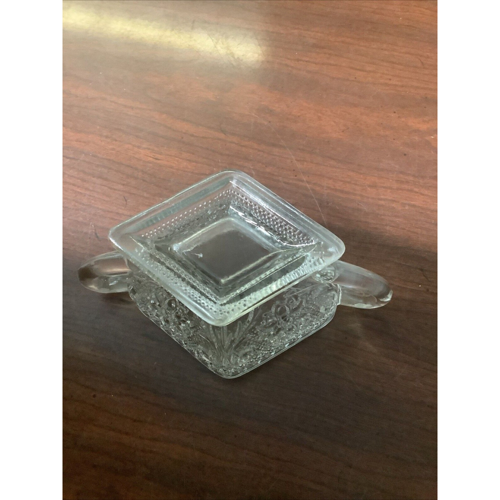 Vintage 1930’s Indiana Glass Sandwich Clear Glass Sugar Bowl - Picture 7 of 7